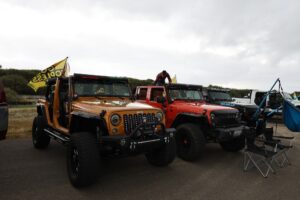 Jeeps for Clean Shores at Oyhut Bay Seaside Resort