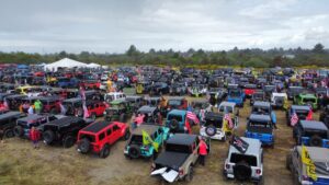 Jeeps for Clean Shores at Oyhut Bay Seaside Resort