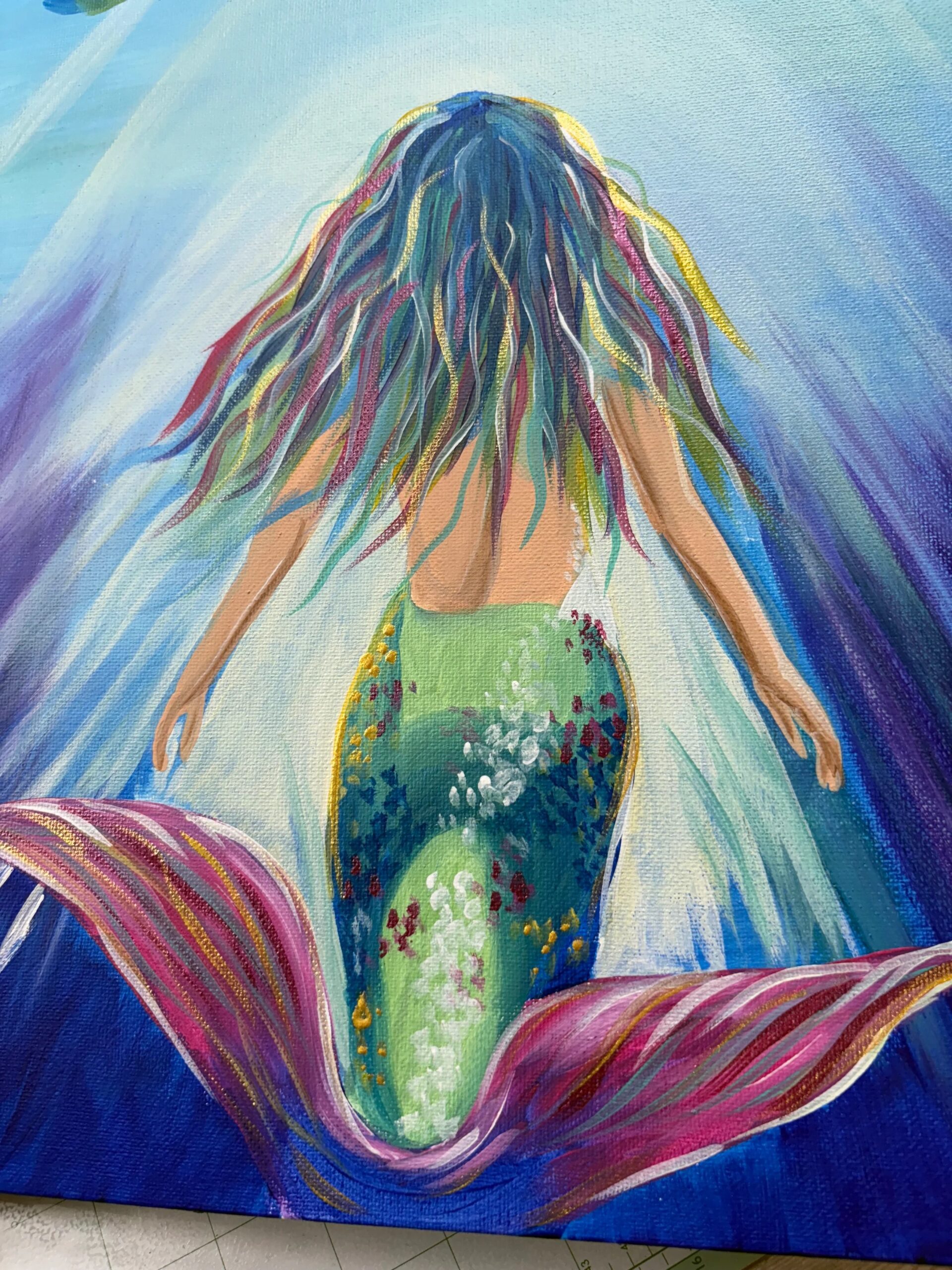 Swimming Mermaid Paint N Sip